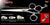 Cherry 3 Hole V Swivel Touch Grooming Shears