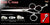 Iron Cross 3 Hole V Swivel Touch Grooming Shears