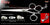 Kitty 3 Hole V Swivel Touch Grooming Shears