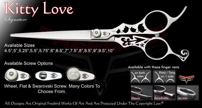 Kitty Love Straight Signature Grooming Shears