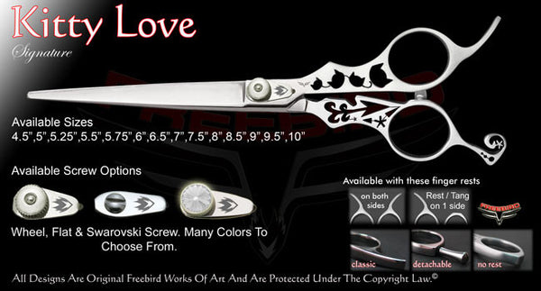 Kitty Love Straight Signature Grooming Shears