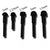 Rubber Pull Through Bumpers assortment 100 pieces (20 each)