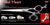 Tribal Heart Double V Swivel Touch Grooming Shears