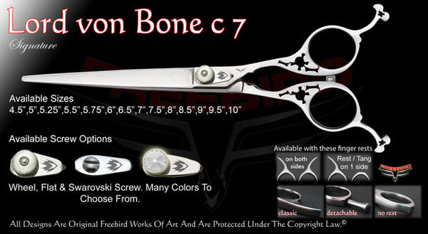 Lord Von Bone C7 Straight Signature Grooming Shears