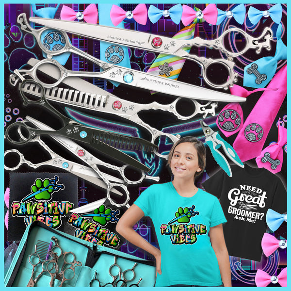 Pawsitive Vibes Grooming Shear Set – Limited Edition